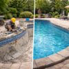 Pool renovation progress in backyard_11zon